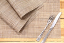 Individual Rafia Beige Oscuro