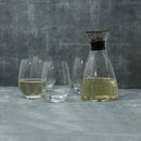 Set Jarra Vidrio Volterra + Vaso Modena