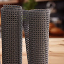Individual Rafia Marrón x 12