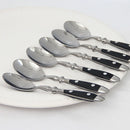 Pack x 6 Cuchara de Te Bistro Negro