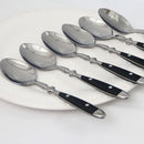 Pack x 6 Cuchara de Mesa Bistro Negro
