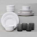 Juego 16 Piezas Queen/Vasos Diamond Grey
