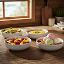 Pack 4 Bowls Positano Cream